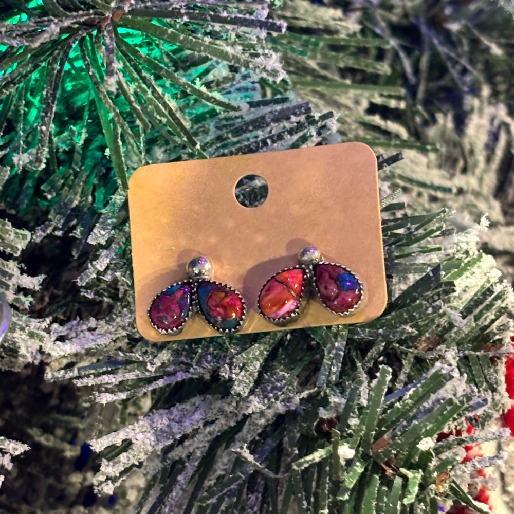 Handmade silver earrings